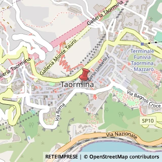 Mappa Piazza IX Aprile, 1, 98039 Taormina, Messina (Sicilia)