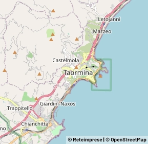 Mappa 98039 Taormina ME, Italia (1.6255)