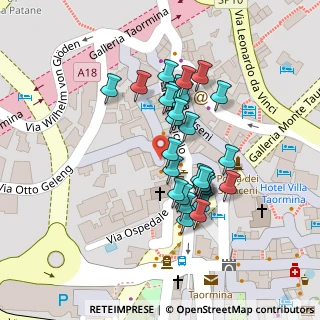 Mappa Piazza S. Francesco di Paola, 98039 Taormina ME, Italia (0.05207)