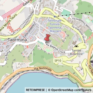 Mappa Via Bagnoli Croce, 86, 98039 Taormina, Messina (Sicilia)