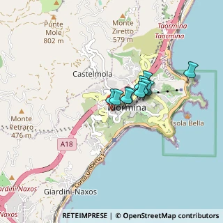 Mappa Piazza Carmine, 98039 Taormina ME, Italia (0.58273)