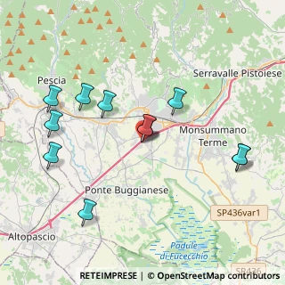 Mappa Via Goffredo Mameli, 50010 Massa e Cozzile PT, Italia (4.22364)