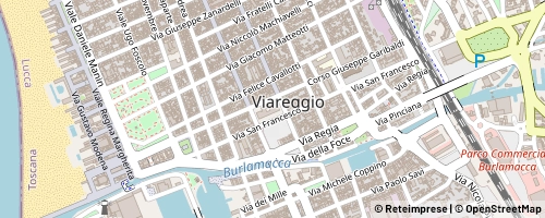Mappa Viareggio
