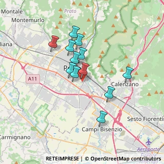 Mappa Via di Ponzano, 59100 Prato PO, Italia (2.97417)