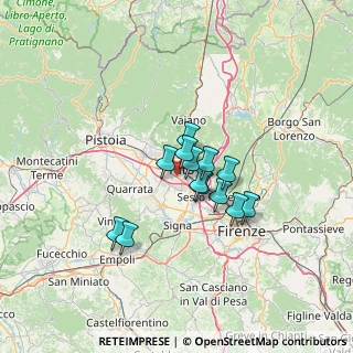 Mappa Via Castagno, 59100 Prato PO, Italia (9.20308)