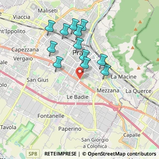 Mappa Via Castagno, 59100 Prato PO, Italia (1.76917)