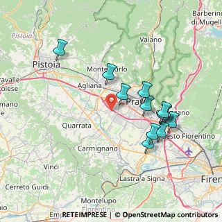 Mappa Via Carlo Pisacane, 59100 Prato PO, Italia (7.29667)