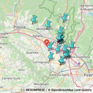Mappa Via Carlo Pisacane, 59100 Prato PO, Italia (6.685)