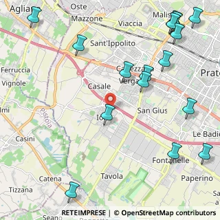 Mappa Via Carlo Pisacane, 59100 Prato PO, Italia (3.12118)
