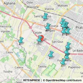 Mappa Via Carlo Pisacane, 59100 Prato PO, Italia (2.41933)