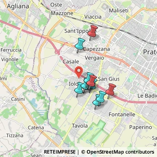 Mappa Via Carlo Pisacane, 59100 Prato PO, Italia (1.32)