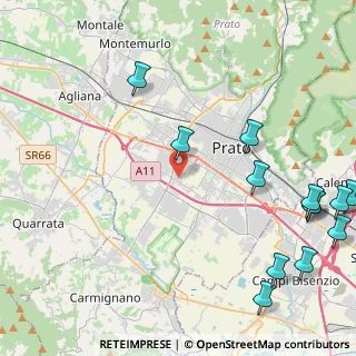 Mappa Via Giuseppe di Vittorio, 59100 Prato PO, Italia (6.22692)