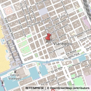 Mappa Via Felice Cavallotti, 40, 55049 Viareggio, Lucca (Toscana)