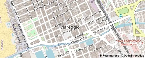 Mappa Viareggio