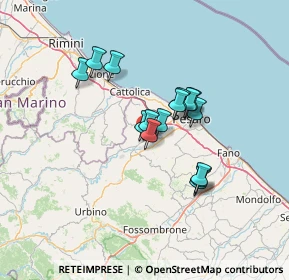 Mappa Via Unità D'Italia, 61025 Montelabbate PU, Italia (10.216)