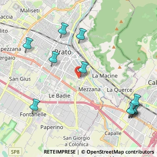 Mappa Via dei Muracci, 59100 Prato PO, Italia (2.81091)