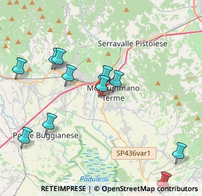 Mappa Via Po, 51018 Pieve A Nievole PT, Italia (4.53818)