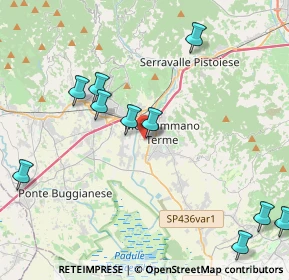 Mappa Via Po, 51018 Pieve A Nievole PT, Italia (5.35182)