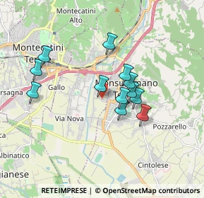 Mappa Via Po, 51018 Pieve A Nievole PT, Italia (1.5)