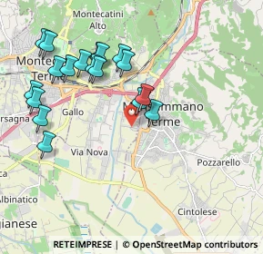 Mappa Via Po, 51018 Pieve A Nievole PT, Italia (2.12889)