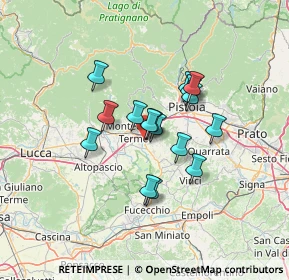 Mappa Via Po, 51018 Pieve A Nievole PT, Italia (9.88125)