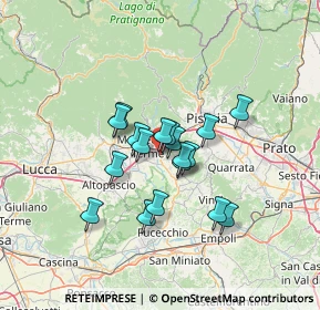 Mappa Via Po, 51018 Pieve A Nievole PT, Italia (9.85556)