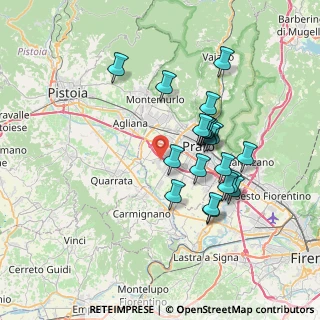 Mappa Via Luigi Salvatorelli, 59100 Prato PO, Italia (6.7385)