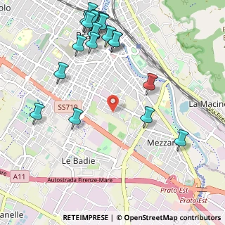 Mappa Via Albertina Giordano Pero, 59100 Prato PO, Italia (1.353)