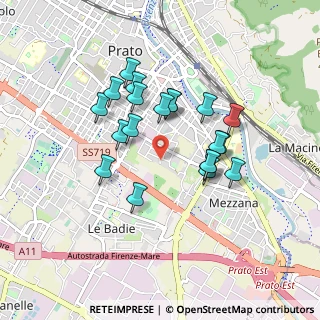 Mappa Via Albertina Giordano Pero, 59100 Prato PO, Italia (0.776)
