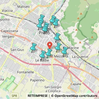 Mappa Via Albertina Giordano Pero, 59100 Prato PO, Italia (1.50083)