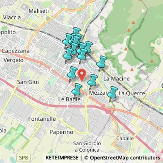 Mappa Via Albertina Giordano Pero, 59100 Prato PO, Italia (1.38733)