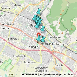 Mappa Via Catracci, 59100 Prato PO, Italia (1.38)