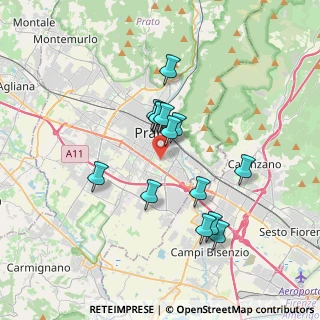 Mappa Via Catracci, 59100 Prato PO, Italia (3.08143)