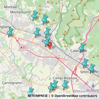 Mappa Via Albertina Giordano Pero, 59100 Prato PO, Italia (5.92538)