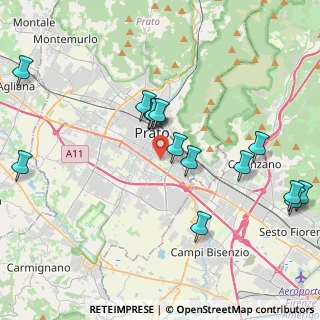 Mappa Via Albertina Giordano Pero, 59100 Prato PO, Italia (4.43467)