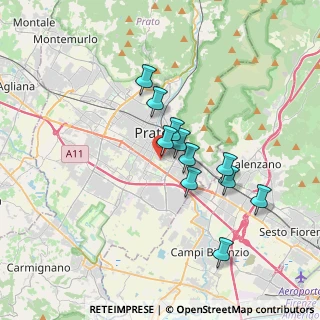 Mappa Via Catracci, 59100 Prato PO, Italia (2.93727)
