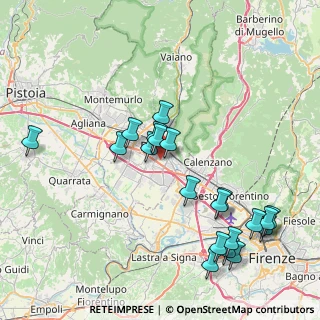 Mappa Via Albertina Giordano Pero, 59100 Prato PO, Italia (8.978)