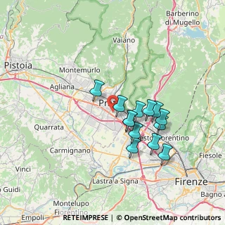 Mappa Via Catracci, 59100 Prato PO, Italia (5.95154)