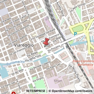 Mappa Via regia 16, 55049 Viareggio, Lucca (Toscana)
