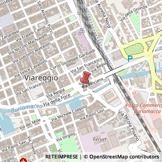 Mappa Via Pinciana, 2, 55049 Viareggio, Lucca (Toscana)