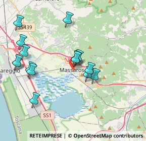 Mappa Via Cavalieri di Vittorio Veneto, 55054 Massarosa LU, Italia (4.028)