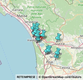 Mappa Via Bernardino Zenfrini, 55054 Massarosa LU, Italia (8.77357)