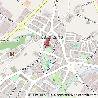 Mappa Via Giacomo Puccini, 80, 50041 Calenzano, Firenze (Toscana)