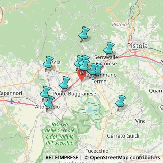 Mappa Via dei Parlanti, 51016 Montecatini Terme PT, Italia (5.7575)