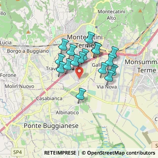 Mappa Via dei Parlanti, 51016 Montecatini Terme PT, Italia (1.32412)
