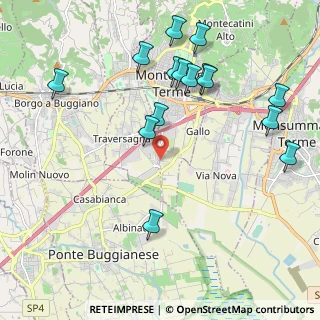 Mappa Via dei Parlanti, 51016 Montecatini Terme PT, Italia (2.362)