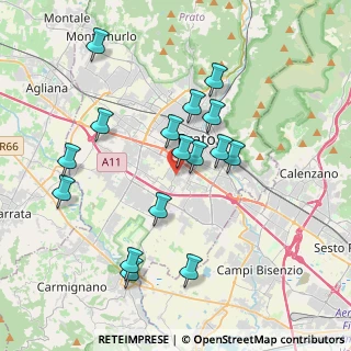 Mappa Via Arcivescovo Gioacchino, 59100 Prato PO, Italia (3.77875)