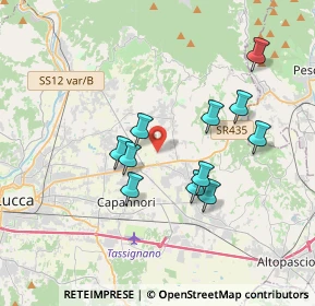 Mappa Stradone di Segromigno 57 A, 55012 Capannori LU, Italia (3.31636)