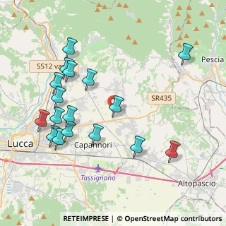Mappa Stradone di Segromigno 57 A, 55012 Capannori LU, Italia (4.31059)