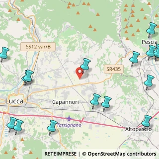 Mappa Stradone di Segromigno 57 A, 55012 Capannori LU, Italia (7.055)
